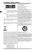 Предварительный просмотр 2 страницы Behringer U-CONTROL UMX49 (Spanish) Instrucciones Breves Manual