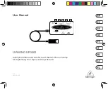 Preview for 1 page of Behringer U-PHONO UFO202 User Manual