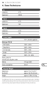 Предварительный просмотр 19 страницы Behringer ULTRA CHORUS UC200 Manual