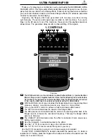 Behringer ULTRA FLANGER UF100 User Manual preview