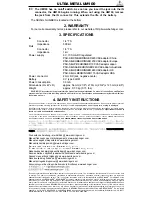 Preview for 2 page of Behringer ULTRA METAL UM100 User Manual