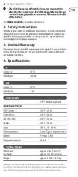 Preview for 2 page of Behringer ULTRA VIBRATO UV300 Manual