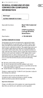 Preview for 21 page of Behringer ULTRA VIBRATO UV300 Manual