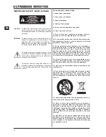 Preview for 2 page of Behringer ULTRABASS BX4210A User Manual