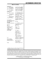 Preview for 3 page of Behringer Ultrabass BX4410A Specifications