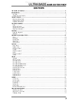 Preview for 3 page of Behringer Ultrabass Instruction Book