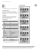 Preview for 2 page of Behringer V-Tone Guitar GDI21 Manual