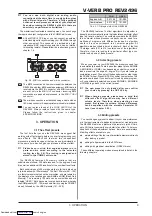 Предварительный просмотр 9 страницы Behringer V-Verb Pro REV2496 User Manual