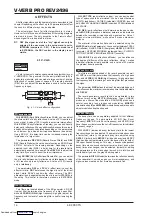 Preview for 14 page of Behringer V-Verb Pro REV2496 User Manual