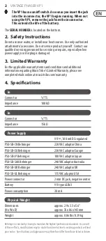 Preview for 2 page of Behringer Vintage Phaser VP1 Manual