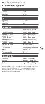 Preview for 14 page of Behringer Vintage tube overdrive TO800 Manual