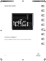 Preview for 1 page of Behringer X-Touch Compact Quick Start Manual