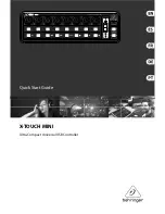 Предварительный просмотр 1 страницы Behringer X-TOUCH MINI Quick Start Manual