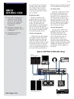 Preview for 2 page of Behringer XENYX CONTROL1USB Brochure & Specs