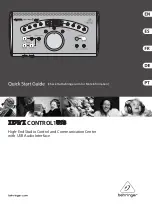 Preview for 1 page of Behringer XENYX CONTROL1USB Quick Start Manual