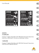 Предварительный просмотр 1 страницы Behringer XENYX MIXER 1204USB User Manual