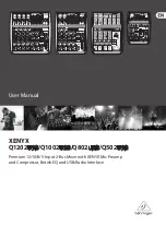 Behringer XENYX Q1002USB User Manual предпросмотр