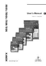 Behringer Xenyx User Manual предпросмотр