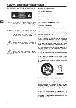 Предварительный просмотр 2 страницы Behringer Xenyx User Manual