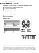 Предварительный просмотр 2 страницы Behringer XM1800S Technical Specifications