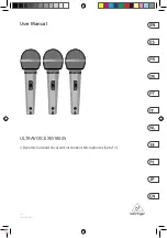 Behringer XM1800S User Manual preview