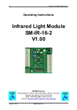 Предварительный просмотр 1 страницы BEIER-Electronic SM-IR-16-2 Operating Instructions Manual