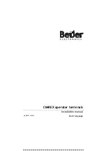 Beijer Electronics CIMREX 10 Installation Manual preview