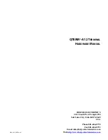 Preview for 1 page of Beijer Electronics QTERM-A12 Hardware Manual