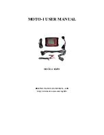 Предварительный просмотр 1 страницы BEIJING TIANYUAN-TECH MOTO-1 User Manual