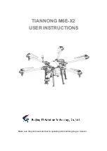 Beijing TT Aviation Technology TIANNONG M6E-X2 User Instructions preview