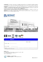 Preview for 12 page of BEINAT BX180 Manual