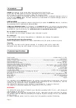 Preview for 2 page of BEINAT GS911K Installation And User Manual