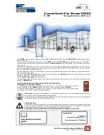 Preview for 1 page of BEINAT SG580 Installation And User Manual