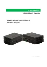 Preview for 1 page of BeingHD HDBT-HDMI-100TR-AE User Manual