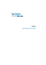 Beisler 1225-6 Operating Instructions Manual preview