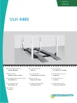 Preview for 1 page of Beissbarth VLH 4440 Original Instructions Manual