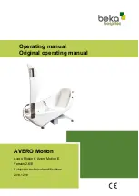 Beka Hospitec AVERO Motion Operating Manual preview