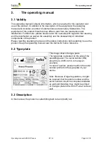 Preview for 6 page of Beka Hospitec AVERO Phoenix Operating Manual