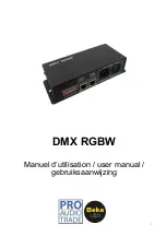 Beka LED BKL-DMXRGBW User Manual предпросмотр