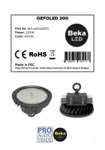 Preview for 2 page of Beka LED BKL-EKSPOLED200 User Manual