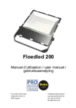 Preview for 1 page of Beka LED BKL-FLOEDLED200 User Manual