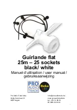 Beka LED BKL-GUIRLANDEFLAT25M/25S User Manual preview