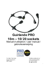 Beka LED bkl-guirlandepro10m/10s User Manual предпросмотр