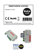 Предварительный просмотр 2 страницы Beka LED BKL-T1000S User Manual