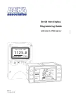 Предварительный просмотр 1 страницы BEKA BA484D Programming Manual