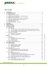 Предварительный просмотр 2 страницы BEKA BEKA-MAX PICO Original Operating And Assembly Manual