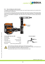 Предварительный просмотр 31 страницы BEKA BEKA-MAX PICO Original Operating And Assembly Manual