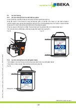 Предварительный просмотр 33 страницы BEKA BEKA-MAX PICO Original Operating And Assembly Manual