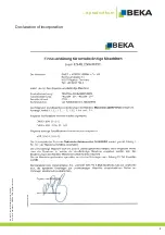 Предварительный просмотр 4 страницы BEKA FKGGM-EP Original Operating And Assembly Instructions