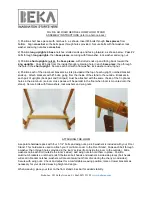 BEKA Fold & Go Loom Floor Stand Assembly Instructions предпросмотр